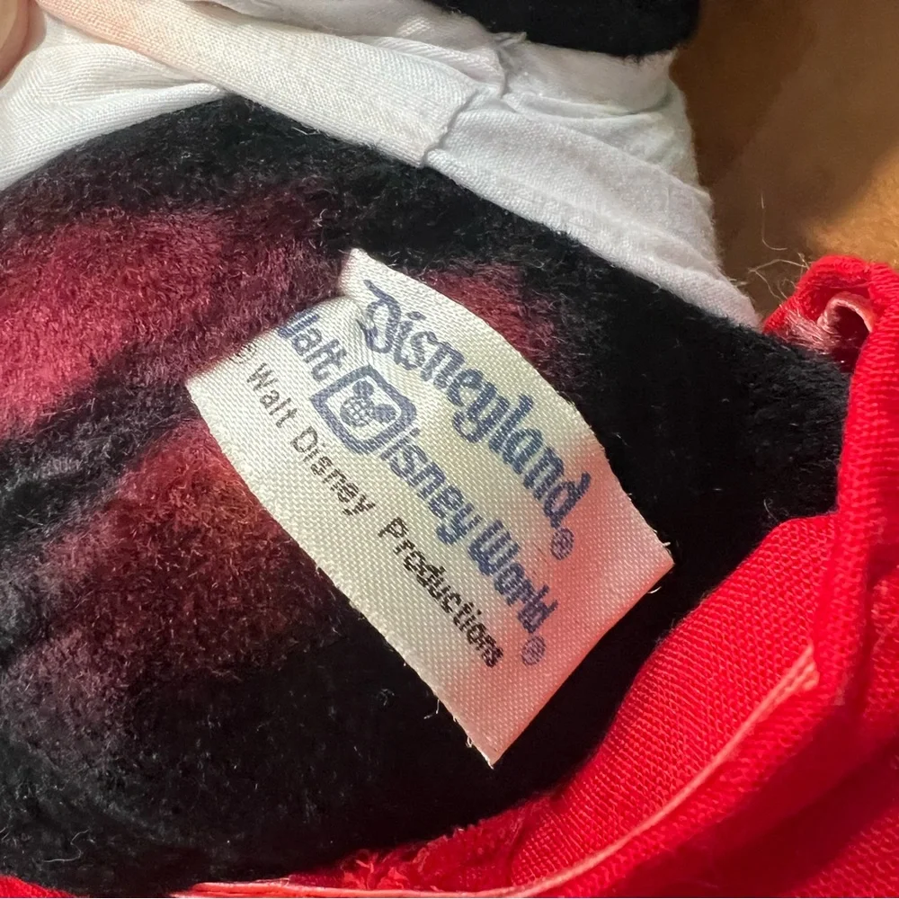 Vintage Disneyland Minnie and Mickey Plush 18” made in Korea